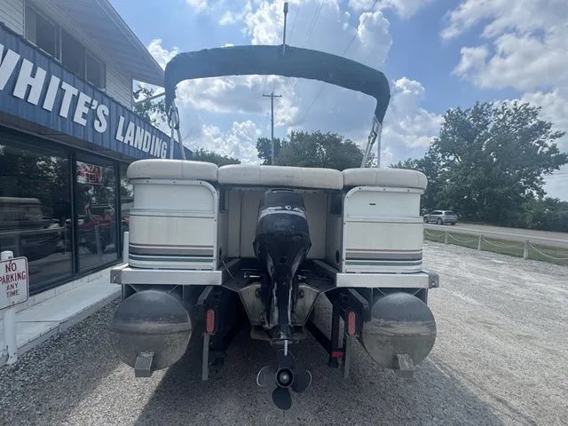 Slide: The Image of 2000 Bennington 2080 LX pontoon boat at White's Landing. - 3