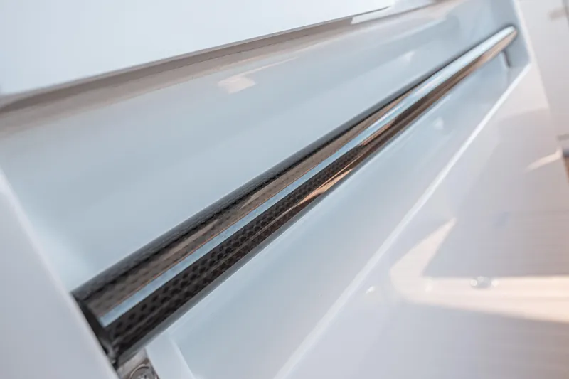 Slide: The Image of Close-up of 2024 Fjord Boats 53XL sleek interior design detail. - 23