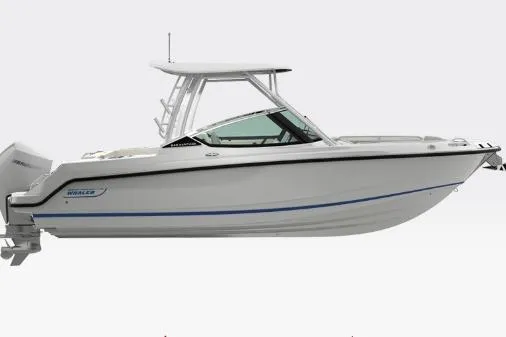 The Image of 2026 Boston Whaler 240 Vantage boat, side view. - 0