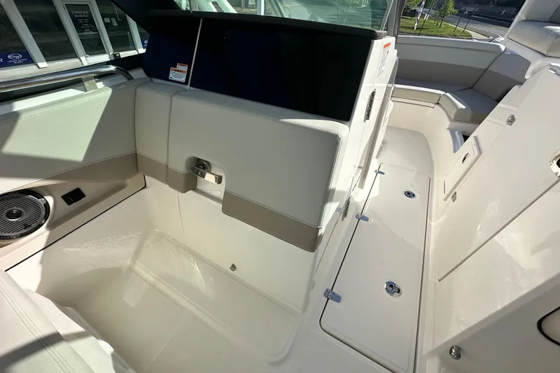 Slide: The Image of Interior of 2026 Boston Whaler 240 Vantage, modern design. - 16