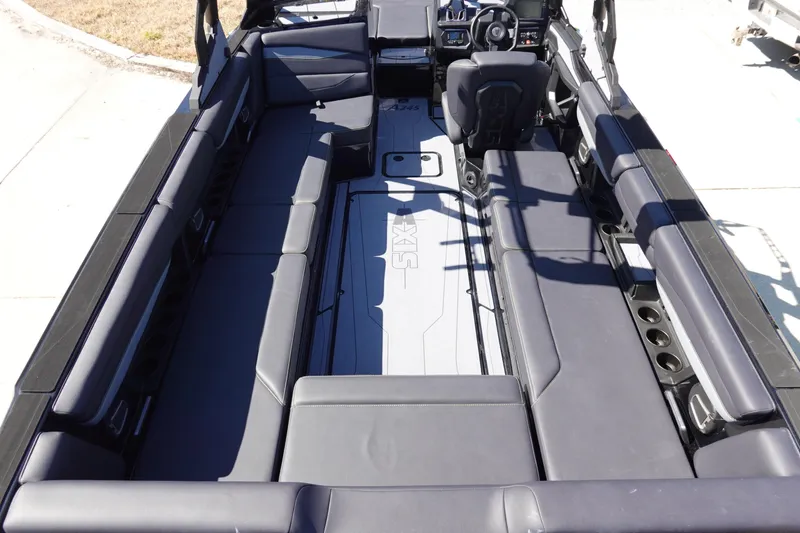 Slide: The Image of 2026 Axis A245 boat interior with spacious seating and modern design. - 11