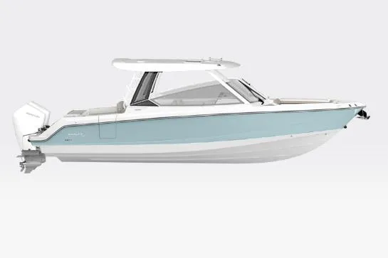 The Image of 2027 Boston Whaler 330 Vantage boat, side view. - 0