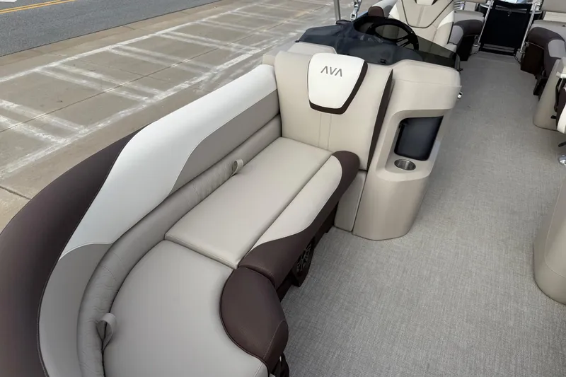 Slide: The Image of 2026 Avalon LSZ Quad Lounger Shift interior with luxurious seating and modern design. - 12