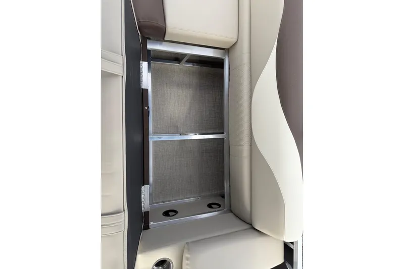 Slide: The Image of Avalon LSZ Quad Lounger Shift 2026 interior seating with storage compartment. - 46