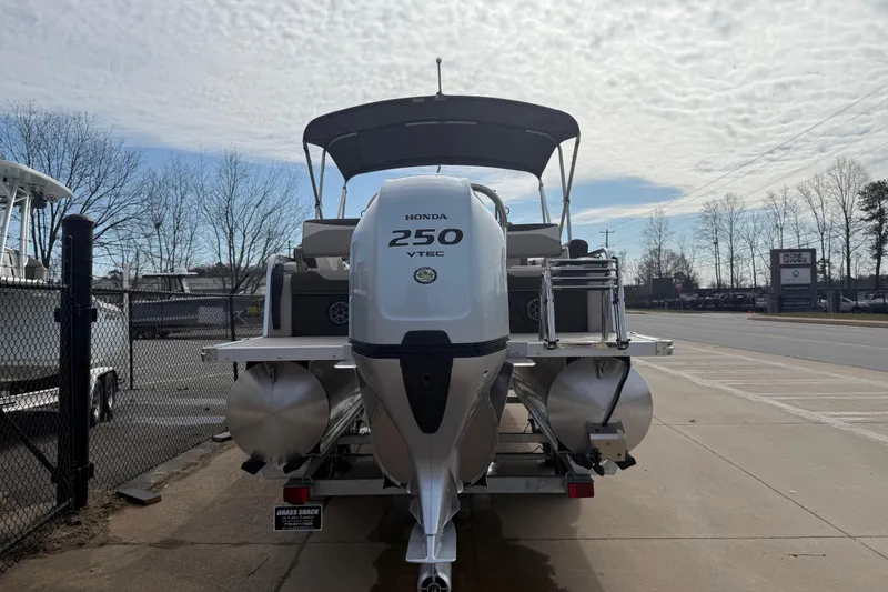 Slide: The Image of 2026 Avalon LSZ Quad Lounger Shift with Honda 250 VTEC engine on trailer. - 6