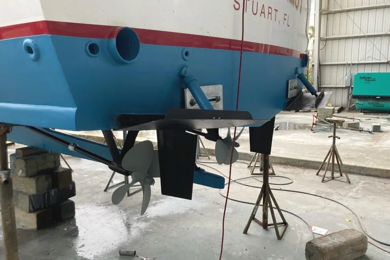 Slide: The Image of Classic Whiticar bottom, new Trim Tabs since this photo was taken - 66