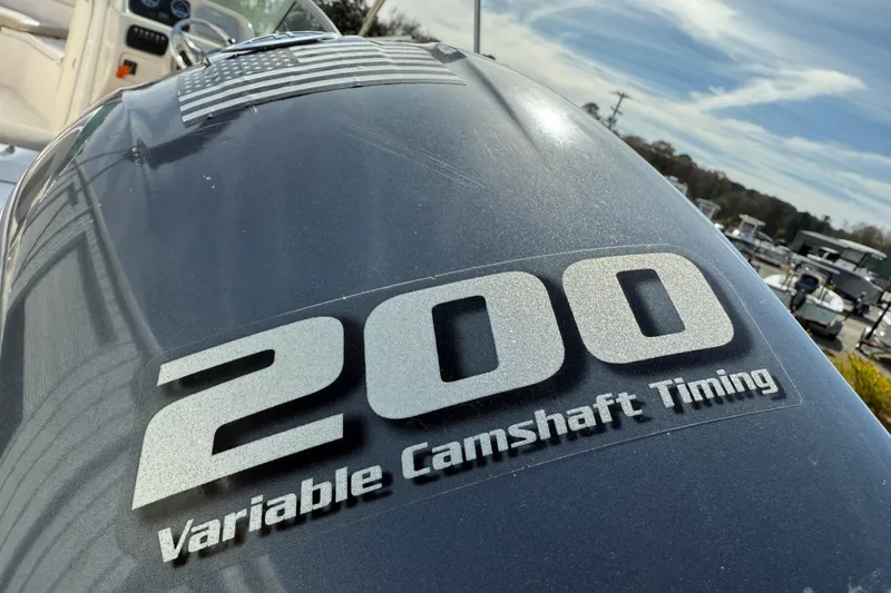 Slide: The Image of 2026 Robalo R277 Dual Console with 200 Variable Camshaft Timing engine. - 18