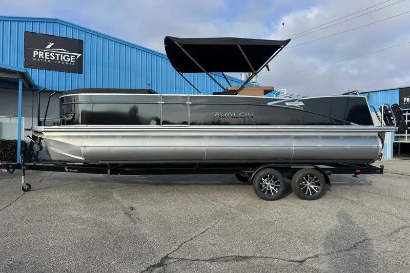The Image of 2026 Avalon 2585 25 Catalina ENT pontoon boat at Prestige Water Sports dealership. - 1