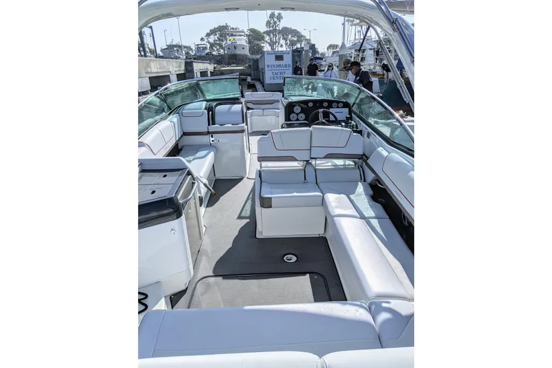 Slide: The Image of 2019 Formula 310 Bowrider interior with spacious seating and modern design. - 15