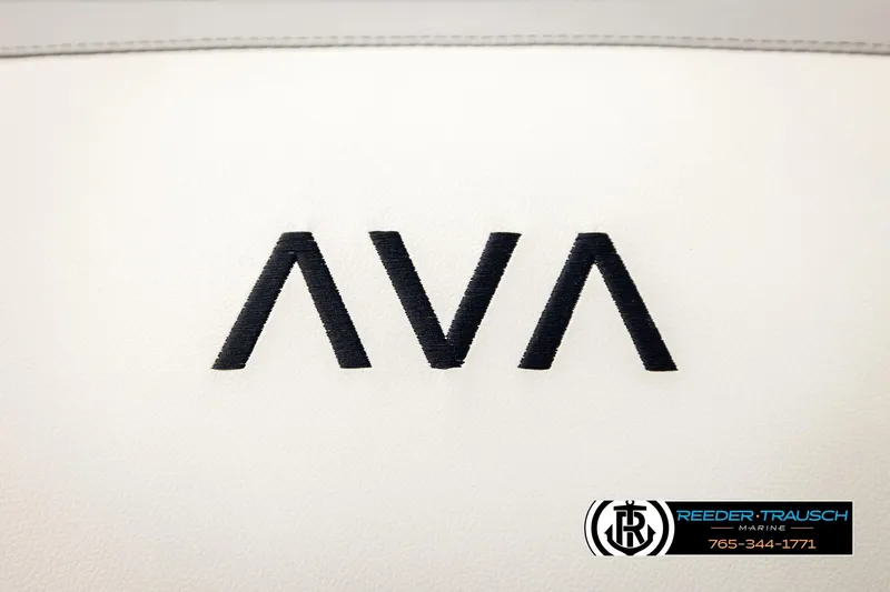 Slide: The Image of 2026 Avalon VEN85 CCF logo on white background, Reeder-Trausch Marine branding. - 42