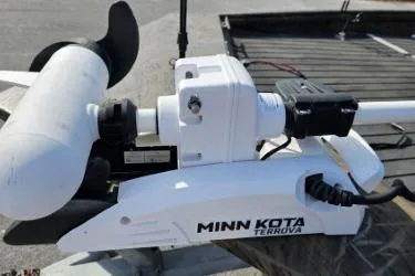 Slide: The Image of Minn Kota Terrova motor on 2021 G3 Gator Tough 18 CCJ DLX boat. - 4