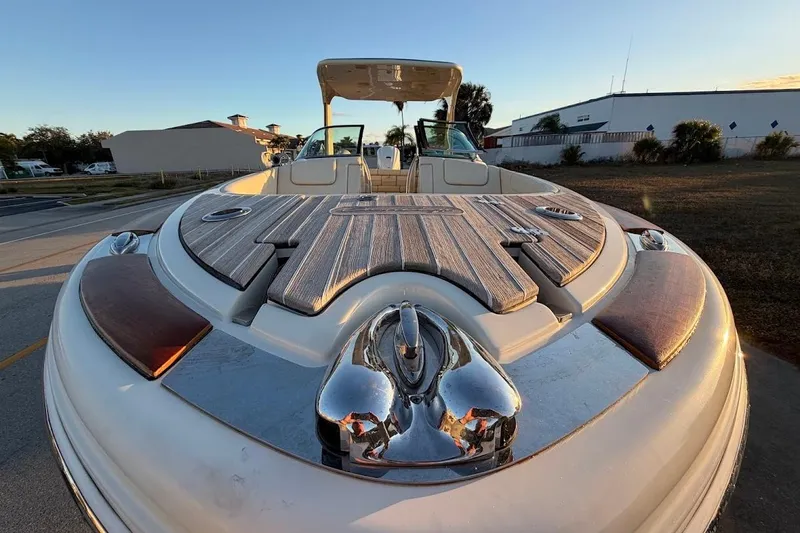 Slide: The Image of Stainless steel compartment on 2020 Chris-Craft Launch 28 boat interior. - 34