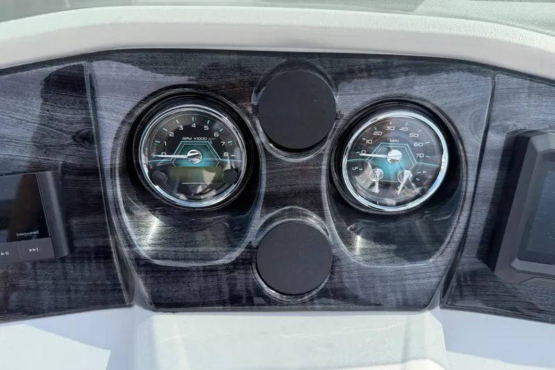 Slide: The Image of Dashboard of 2026 Avalon LSZ Quad Lounge Shift with speedometer and tachometer. - 24