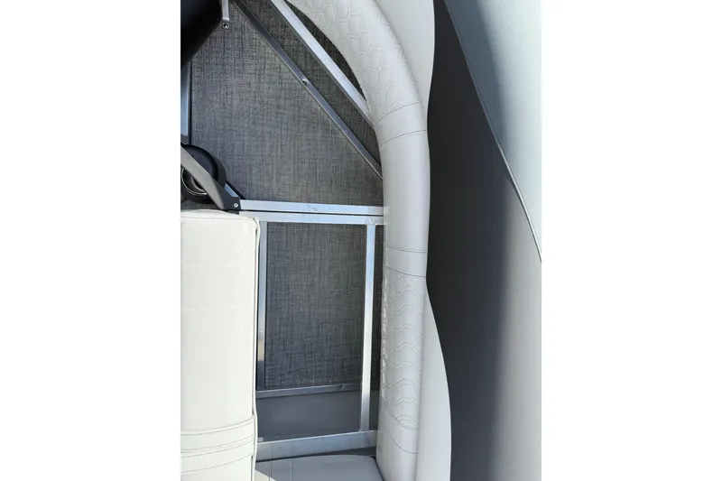Slide: The Image of 2026 Avalon LSZ Quad Lounge Shift interior detail with modern upholstery and sleek design. - 46