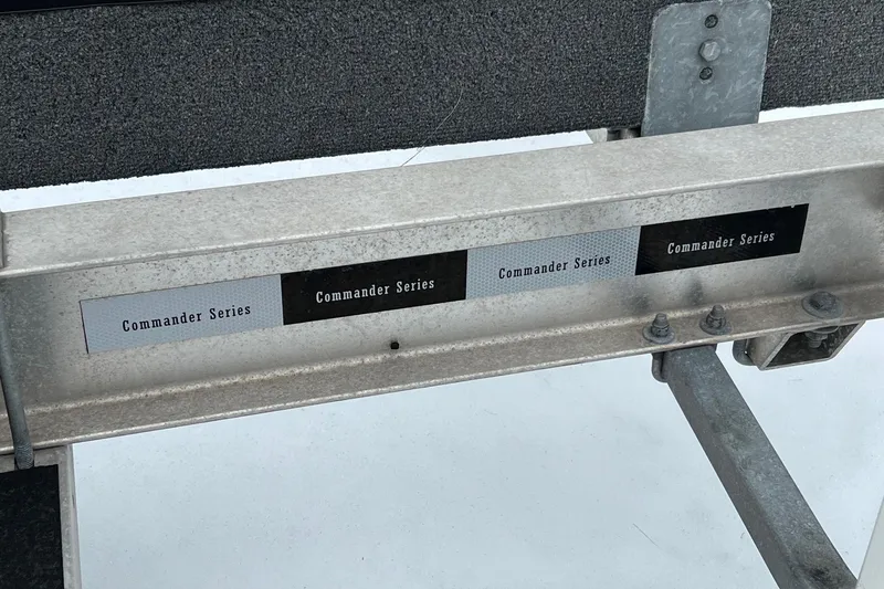 Slide: The Image of 2020 Boston Whaler 250 Outrage trailer with "Commander Series" labels. - 67