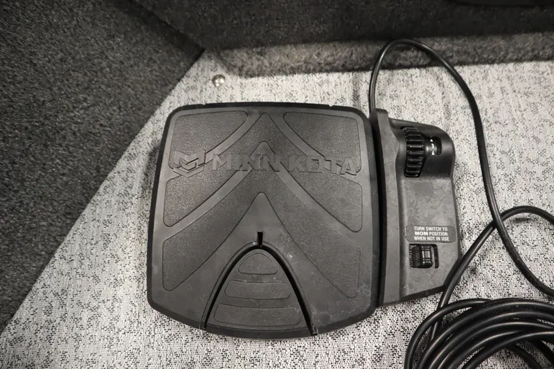 Slide: The Image of Foot pedal control for Minn Kota trolling motor on 2023 Tracker Pro Guide V-175 WT boat. - 15