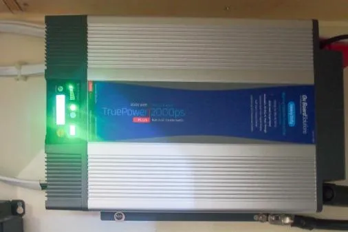 Slide: The Image of Inverter model Leopard 48, 2015, with illuminated display and control panel. - 89