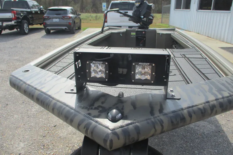 Slide: The Image of 2026 Gator Tail 1854 Extreme boat with Rigid LED lights on the deck. - 3