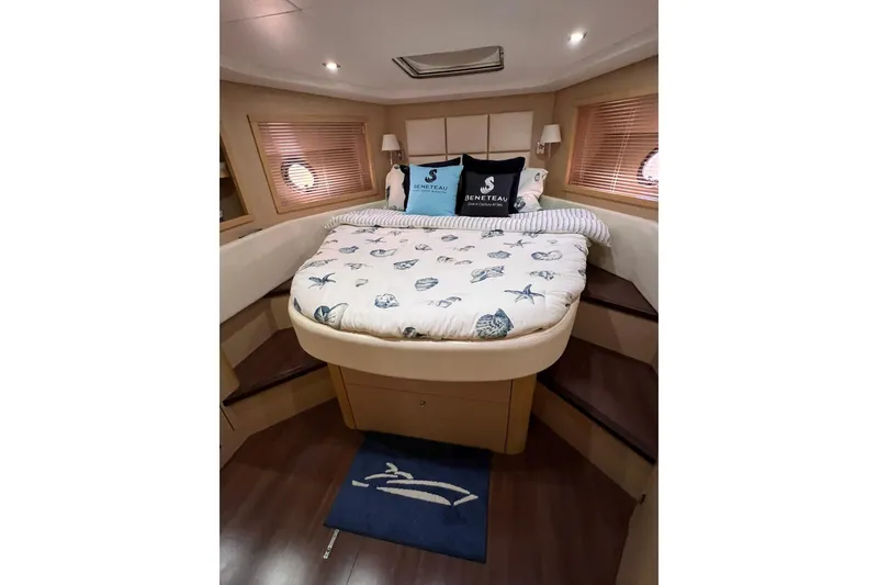 Slide: The Image of Beneteau Monte Carlo 47 yacht cruising near city skyline, 2010 model. - 21