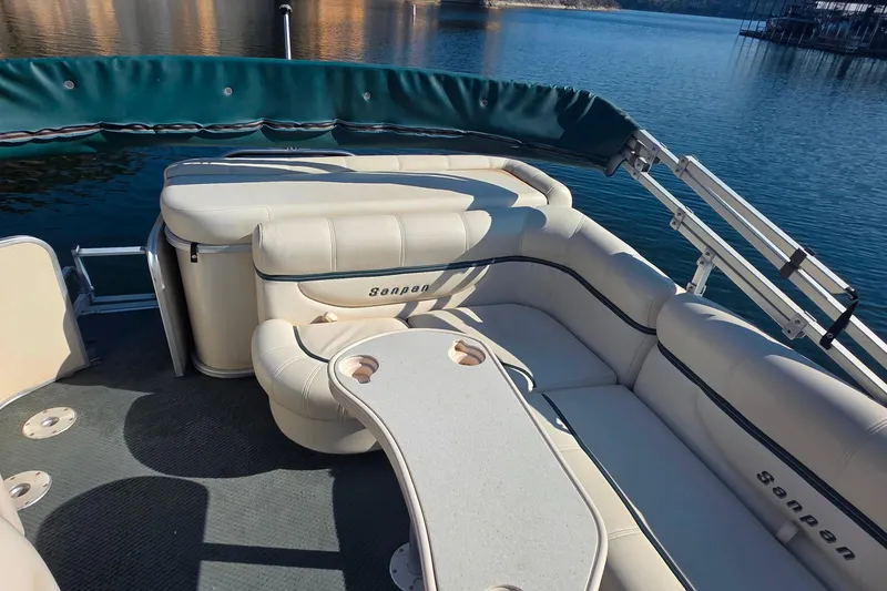 Slide: The Image of Close-up of a 2004 Sanpan 2500 RE tachometer showing 2094 RPM. - 11