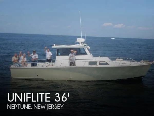 Slide: The Image of Uniflite 36 Charter Boat 1984 - 0