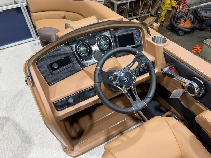 Slide: The Image of Tahoe LTZ CRB 2185 Cruise Rear Bench Pontoon $33995 2026 - 10