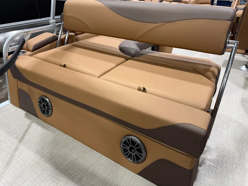 Slide: The Image of Tahoe LTZ CRB 2185 Cruise Rear Bench Pontoon $33995 2026 - 22