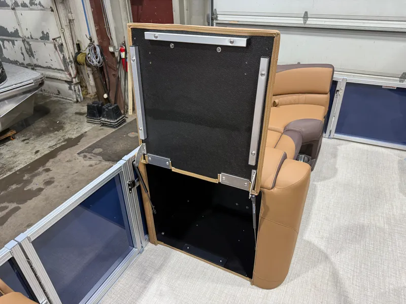 Slide: The Image of Tahoe LTZ CRB 2185 Cruise Rear Bench Pontoon $33995 2026 - 25