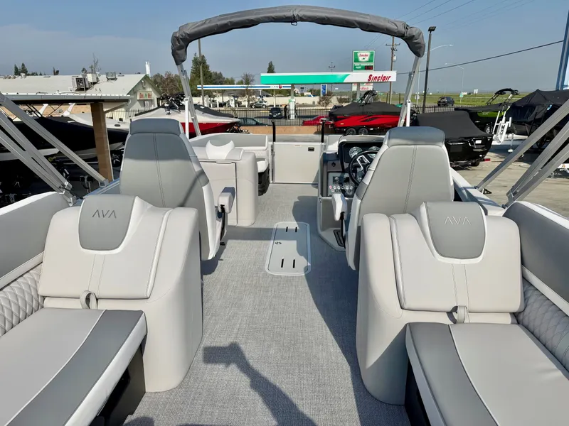 Slide: The Image of Avalon Catalina Quad Lounge - 23 FT w/ 150HP Mercury 2026 - 11