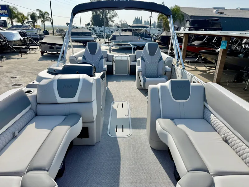 Slide: The Image of Avalon Catalina Quad Lounge - 23 FT w/ 150HP Mercury 2026 - 7