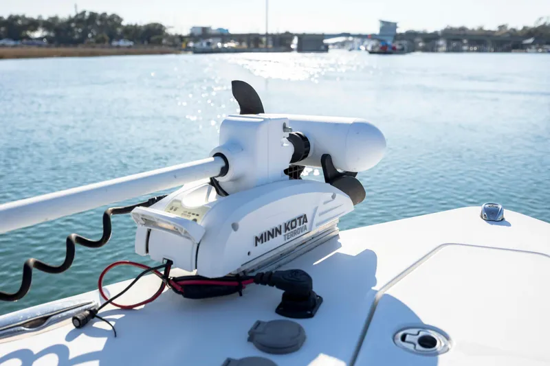 Slide: The Image of Minn Kota Terrova on Sea Hunt Gamefish 25, 2022 model. - 17