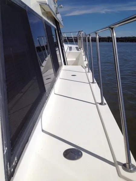 Slide: The Image of Bluewater 52 Motor Yacht w/ Raised Pilothouse 1983 - 4