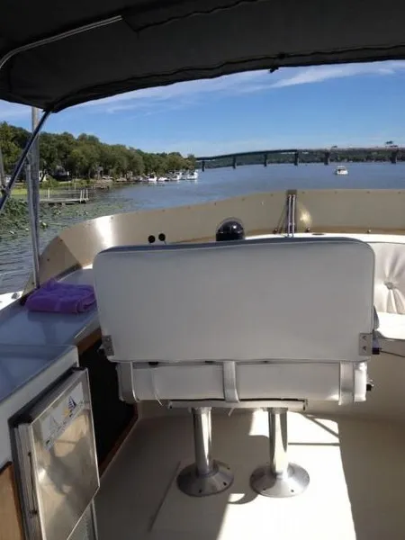 Slide: The Image of Bluewater 52 Motor Yacht w/ Raised Pilothouse 1983 - 9