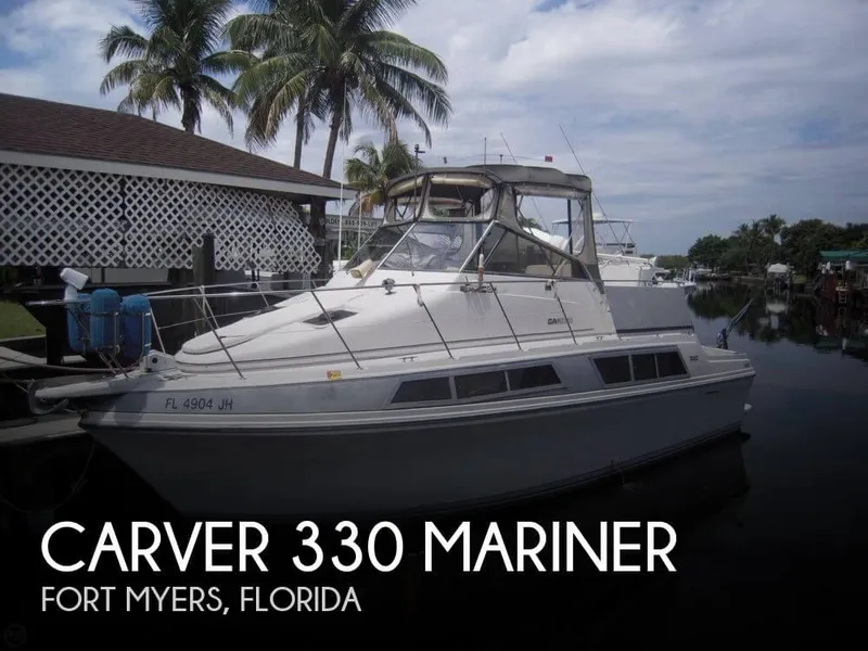 Slide: The Image of Carver Yachts 330 Mariner 1994 - 0