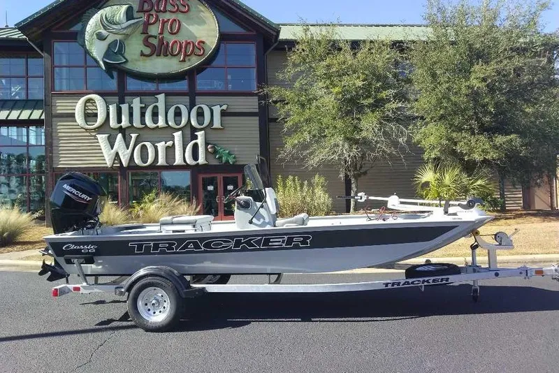 The Image of 2026 Tracker Bass Tracker Classic CC boat outside Bass Pro Shops Outdoor World. - 0