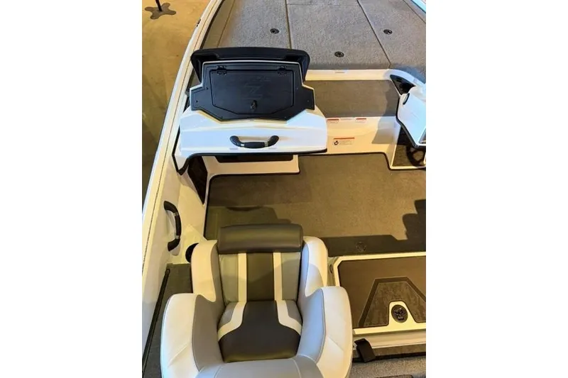 Slide: The Image of 2026 Nitro Z19 XL Pro boat interior with seating and storage compartments. - 10
