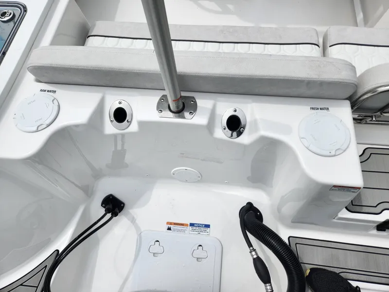 Slide: The Image of Interior view of the 2023 Sea Fox 248 Commander boat. - 10