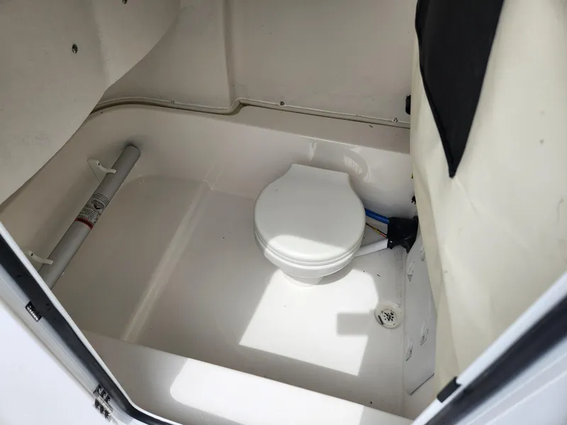Slide: The Image of Interior of 2023 Sea Fox 248 Commander with toilet. - 11