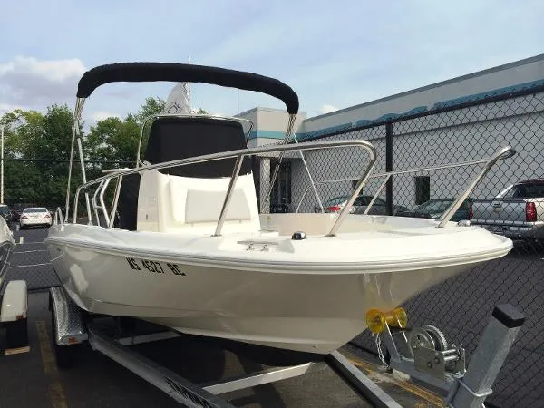 Slide: The Image of Boston Whaler 210 Dauntless with Trailer - Certified Preowned 2014 - 0