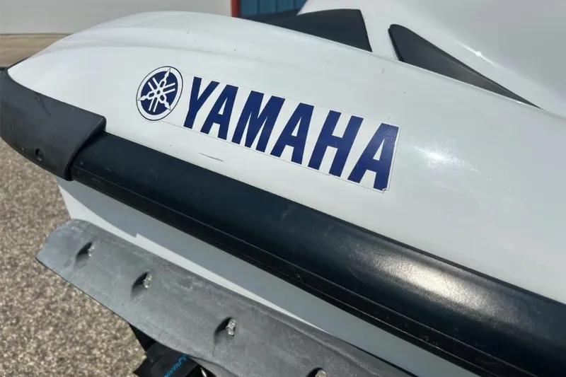 Slide: The Image of Close-up of 2004 Yamaha FX 1000 watercraft with logo and sleek design. - 6
