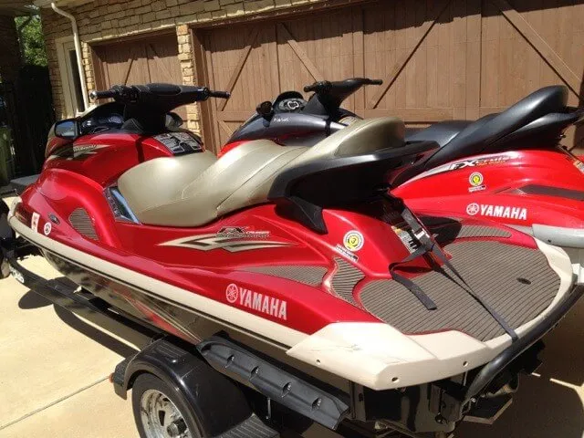 Slide: The Image of Yamaha FX Cruiser (2) - 2008 & 2004 Jet Skis 2008 - 2