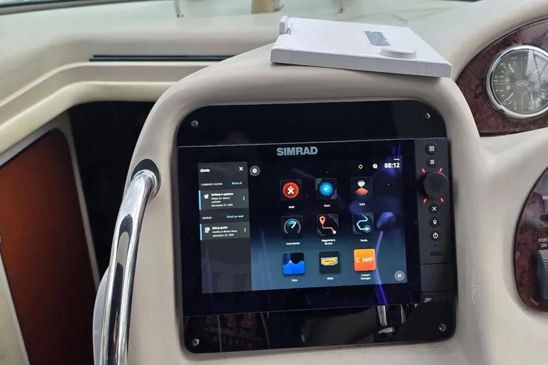 Slide: The Image of 2004 Sea Ray 340 Sundancer boat with "Sheer Indulgence" name, Howard Beach, NY. - 9