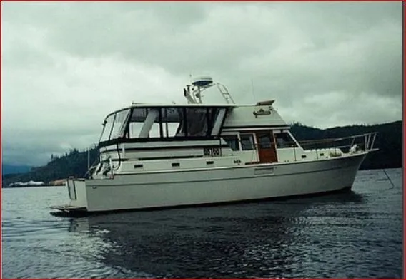 Slide: The Image of Gulfstar 44 Motor Yacht 1979 - 3