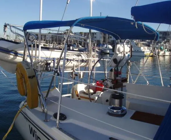 Slide: The Image of Catalina 42 Two Cabin Layout 1992 - 2