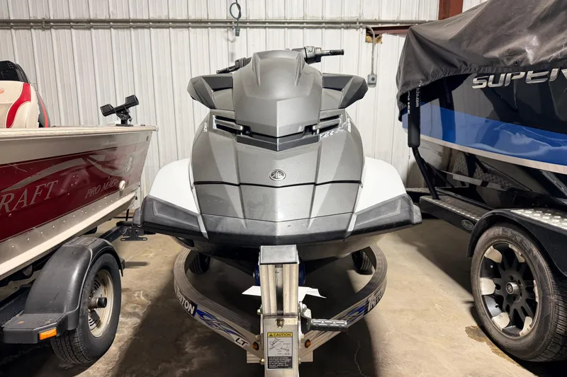 Slide: The Image of 2015 Yamaha WaveRunner FX Cruiser HO in storage, front view. - 11