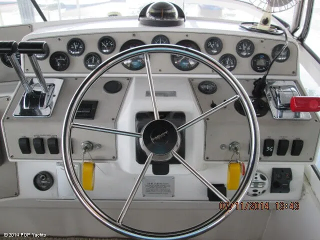 Slide: The Image of Carver Yachts 374 Voyager 2001 - 2