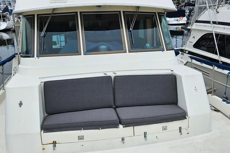 Slide: The Image of Wakespeed WS500 alternator regulator in a 1976 Hatteras 48 Long Range Cruiser. - 14