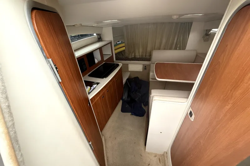 Slide: The Image of Battery switch panel on a 2003 Bayliner 2855 Ciera boat, featuring Perko controls. - 10