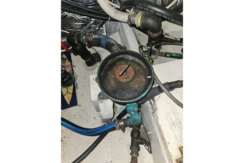 Slide: The Image of Extended cruising kit parts list for Lehman Ford 4D254-80 engine, Nordic Tug Cricket 1981. - 59