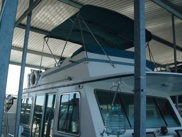 Slide: The Image of Harbor Master 52 Widebody Houseboat 1990 - 4